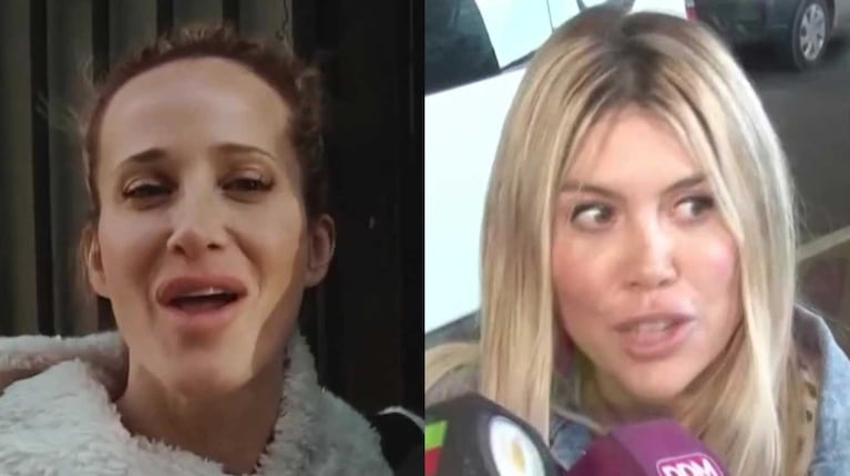 Julieta Prandi y Wanda Nara (Fotos: capturas América TV)