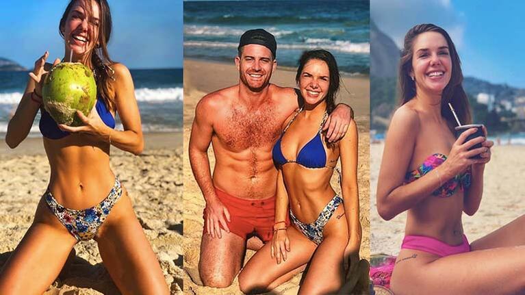 Julieta viajó junto a su novio, Andrés, a Río de Janeiro.
