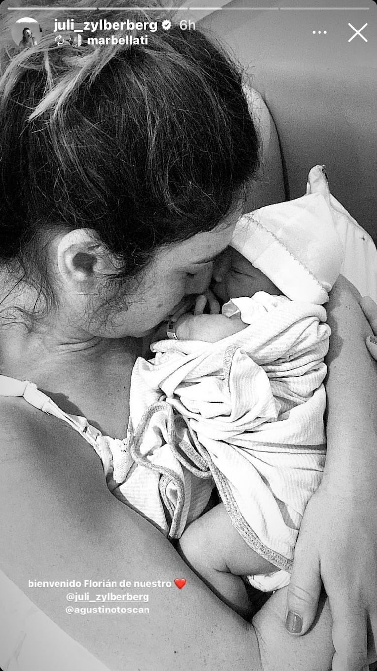 Julieta Zylberberg fue mamá.
