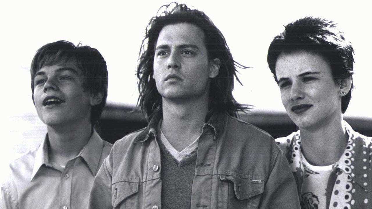 Juliette Lewis junto a Johnny Depp y Leo DiCaprio.  (Foto: Web)