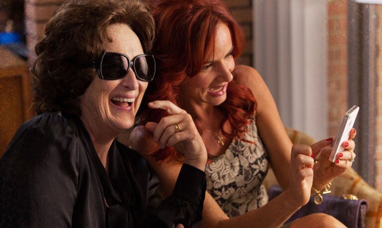 Juliette Lewis junto a Meryl Streep. (Foto: Web)