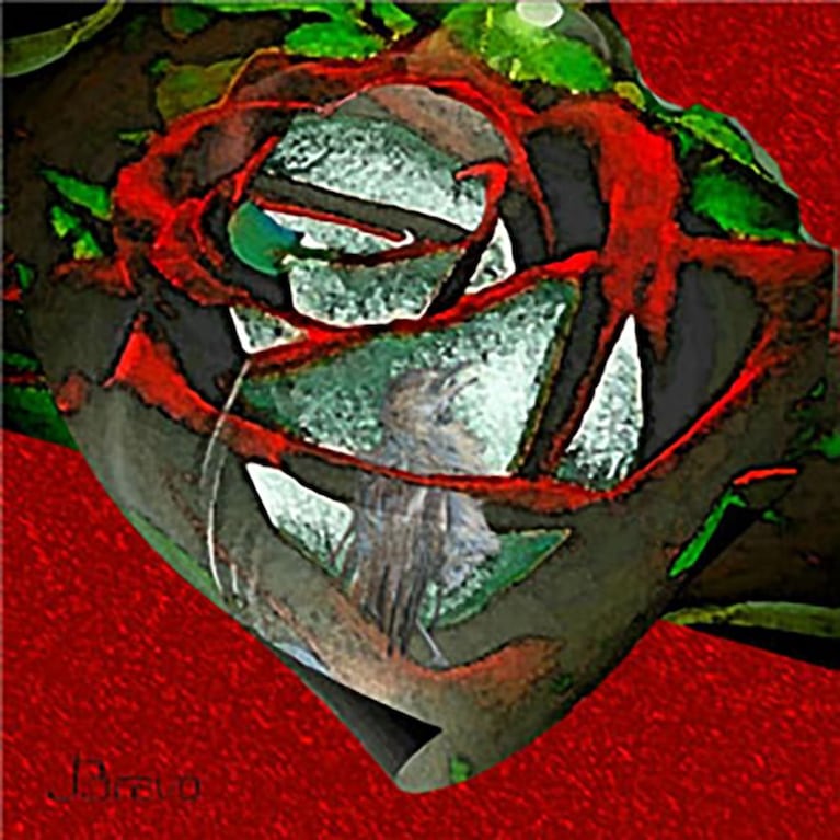 Julio Bravo y sus obras de arte.