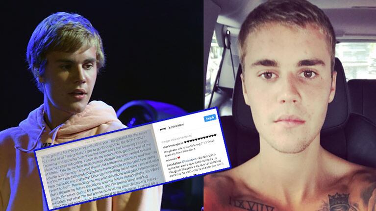 Justin Bieber a sus fans: "Quiero que mi mente sea sustentable". 