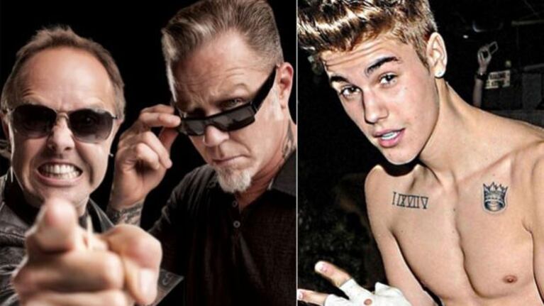 Justin Bieber: Los miembros de Metallica se declararon fan del ídolo teen. (Foto: Web)