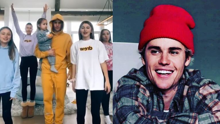 Justin se copó con la app de moda: TikTok.