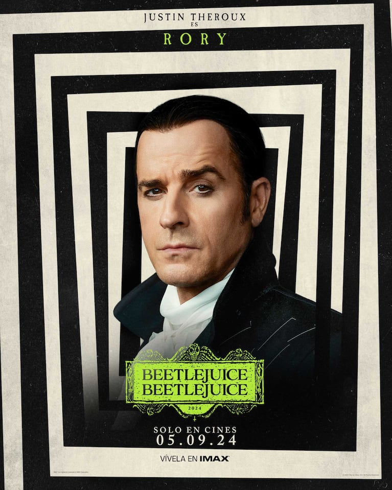 Justin Theroux (Rory) en Beetlejuice Beetlejuice (Foto: Warner Bros Pictures)