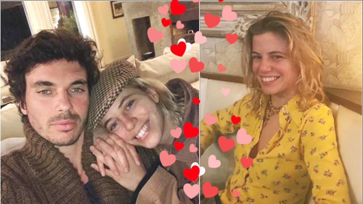 Justina Bustos publicó la primera foto junto a su novio tras la reconciliación