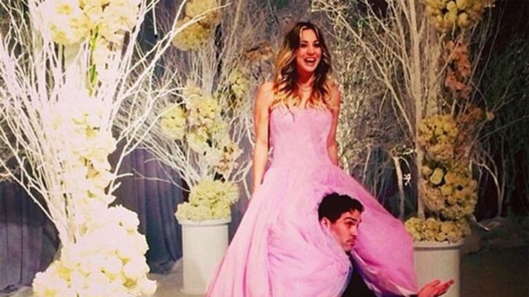 Kaley Cuoco: la actriz de The Big Bang Theory… ¡Se casó en fin de año y de rosa! (foto: Instagram)