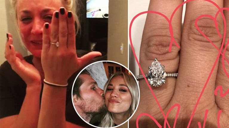 Kaley Cuoco se comprometió con Karl Cook.