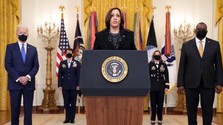 Kamala Harris representará a EE.UU. en la Comisión de la Mujer de la ONU. Foto: EFE.