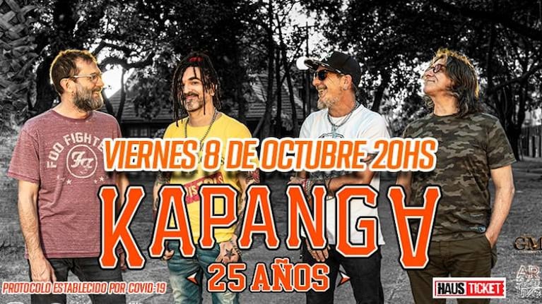 Kapanga inicia su gira por su 25 aniversario con un show en el Teatro Broadway