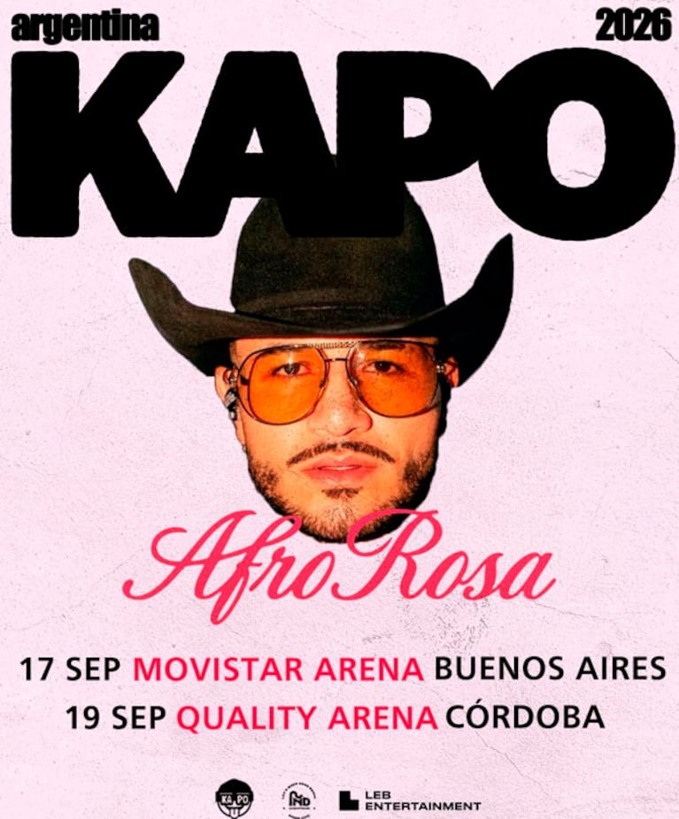 Kapo llega a Argentina con el “Afro Rosa Tour” (foto de prensa)