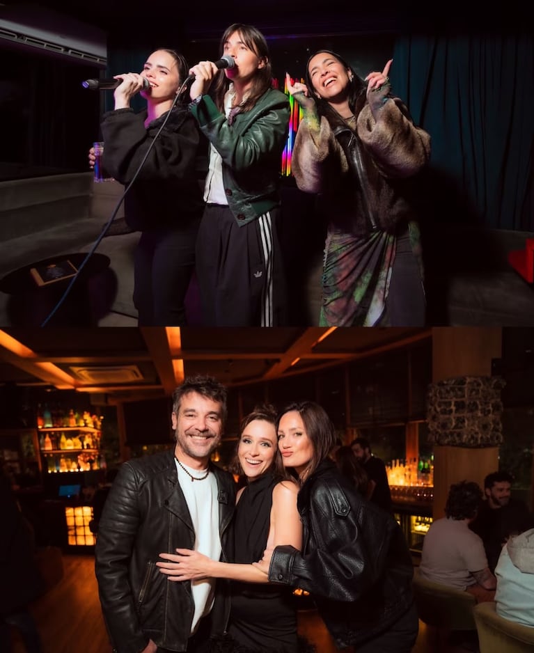 Karaoke y abrazos con Pedro Alfonso y Paula Cahves.  Crédito: Instagram
