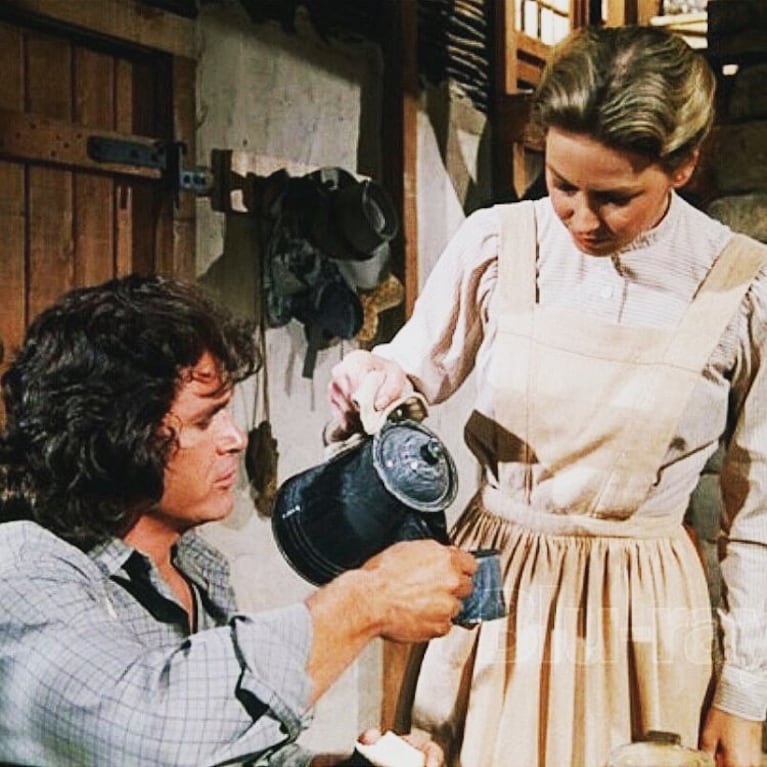 Karen Grassle y Michael Landon en una escena de La familia Ingalls que hoy emite Ciudad Magazine