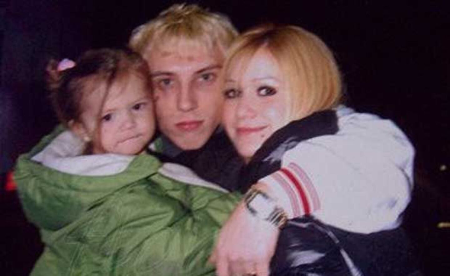 Karina, El Polaco y Sol, la hija de ambos. (Foto: Web)