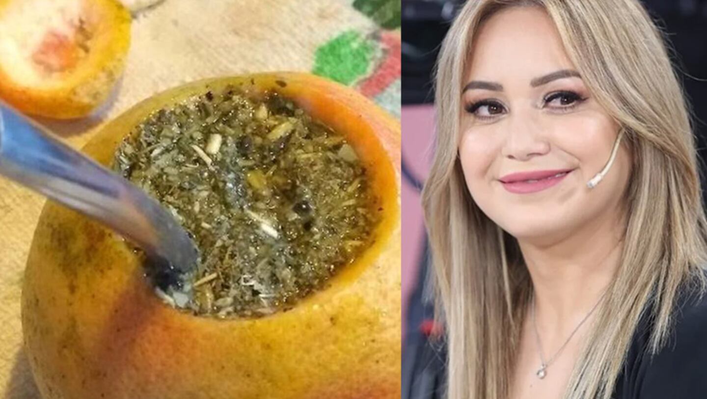 Karina es fanática del mate en pomelo.