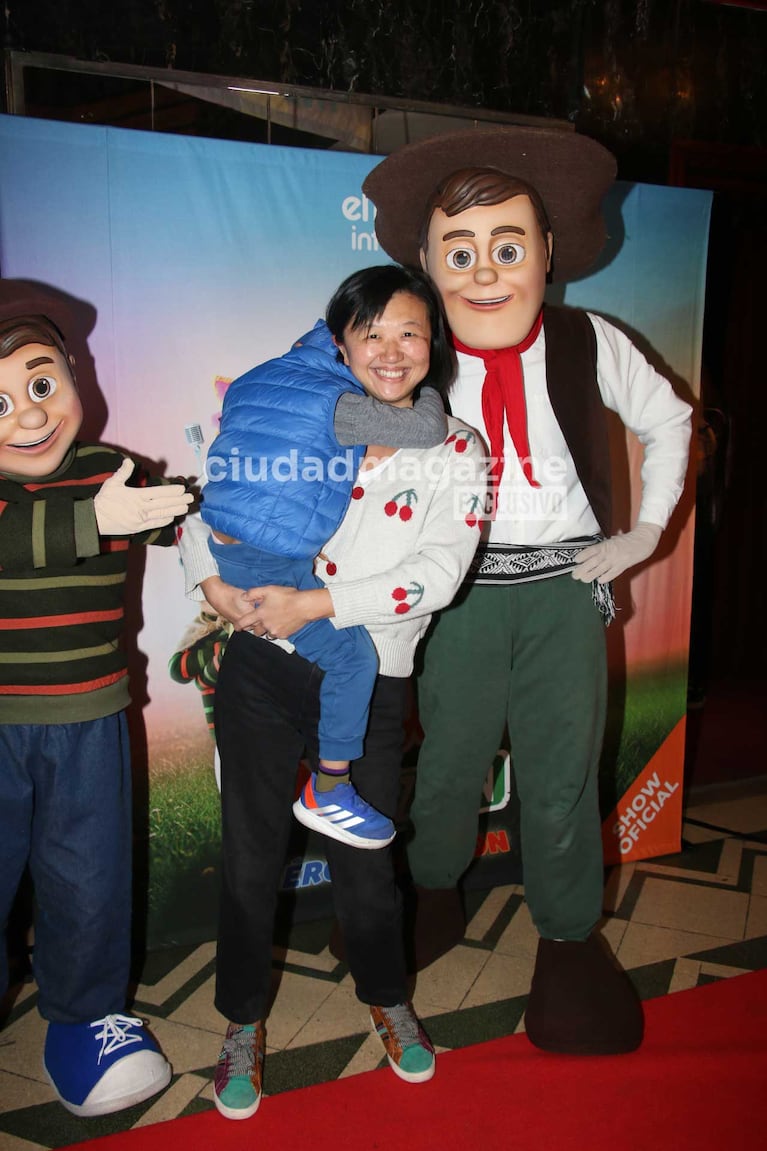 Karina Gao y Teo (Foto: Movilpress)