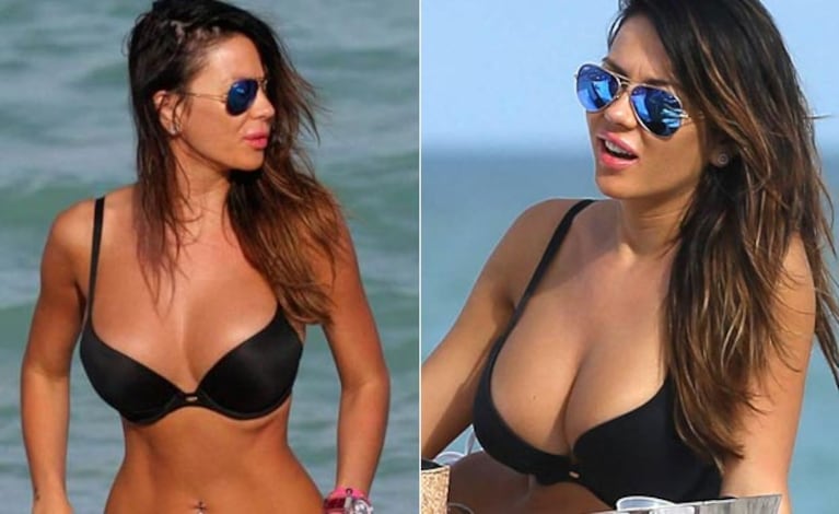 Karina Jelinek dice que tiene las mejores lolas del verano. (Fotos: Web)