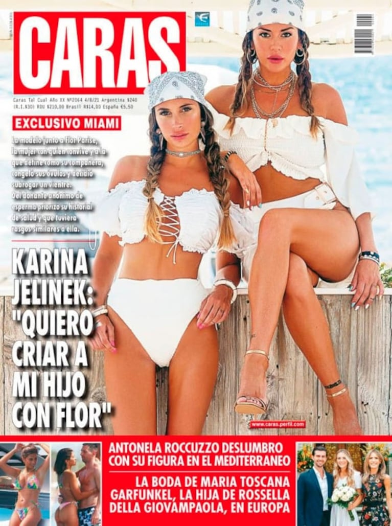 Karina Jelinek reveló que desea formar una familia con Flor Parise: "Quiero criar a mi hijo con ella"