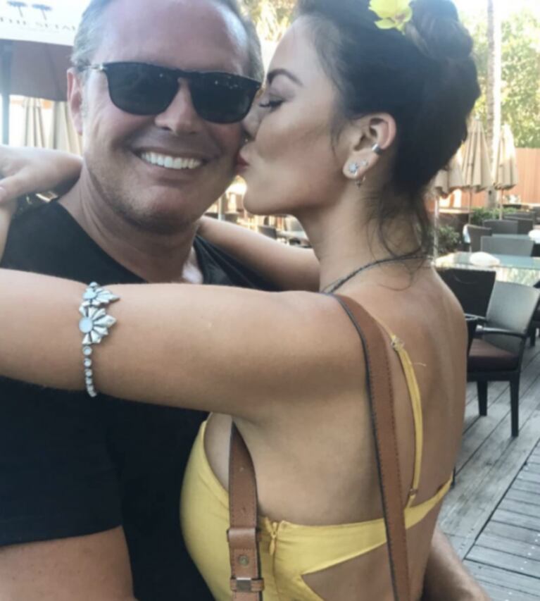 Karina Jelinek saludó por su cumple a Luis Miguel con una foto juntos muy mimosos
