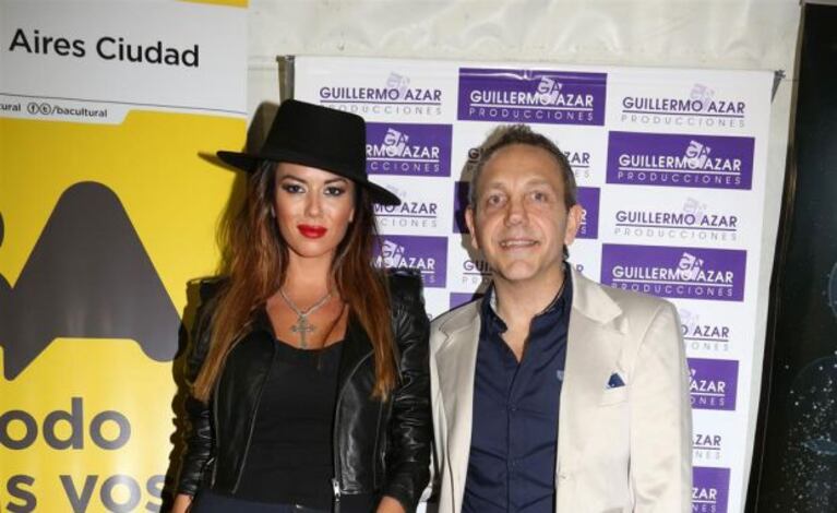 Karina Jelinek y Guilermo Azar, el organizador del evento (Foto: Prensa). 