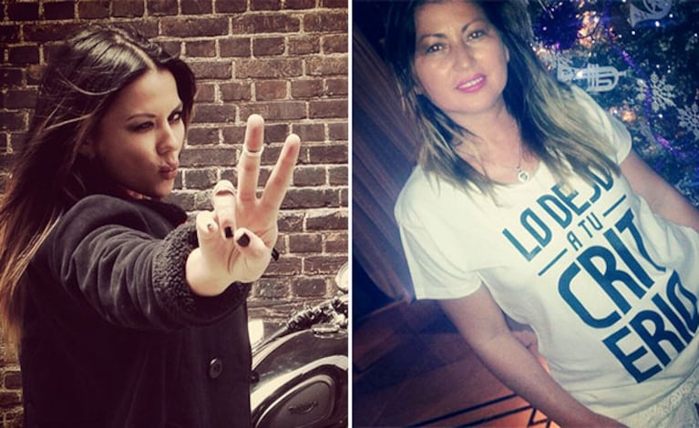 Karina Jelinek y la presentación oficial de su hermana Violeta. (Foto: Instagram)