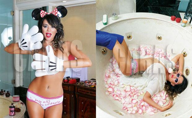 Karina Jelinek y las fotos más sexies en su hogar (Fotos: Caras). 