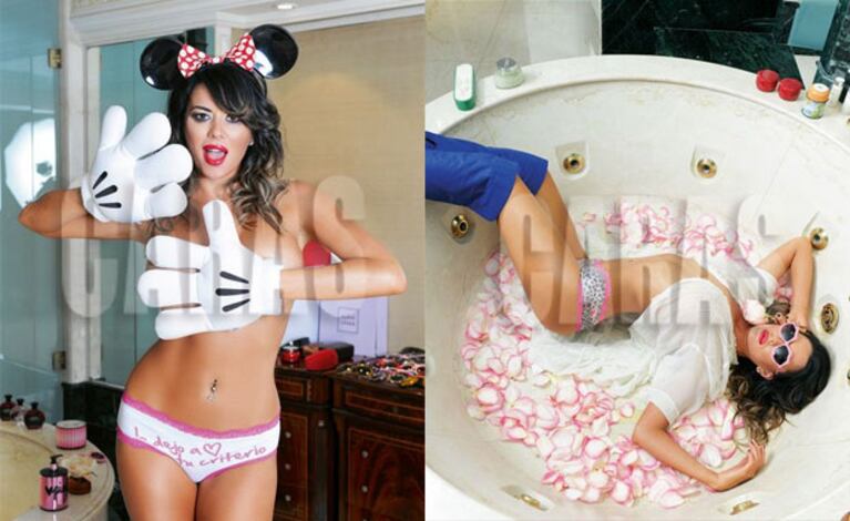 Karina Jelinek y las fotos más sexies en su hogar (Fotos: Caras). 