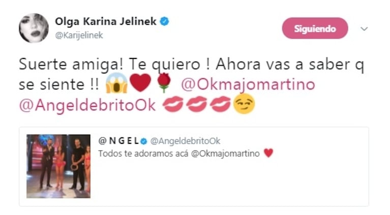 Karina Jelinek y un fuerte cruce con Majo Martino... ¡por un hombre!: "Yo también choqué con la persona que te mintió y te dijo que lo obligué a que me bese"