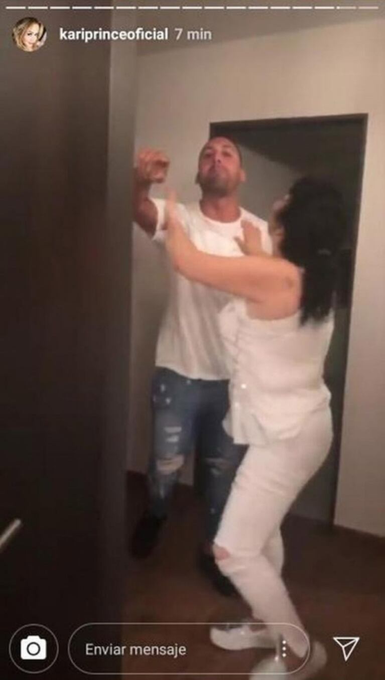 Karina la Princesita compartió videos junto a su hermano, horas antes del escándalo por violencia de género