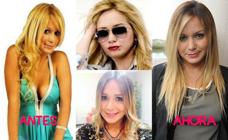 Karina la Princesita y su rotundo cambio de look (Fotos: Web). 