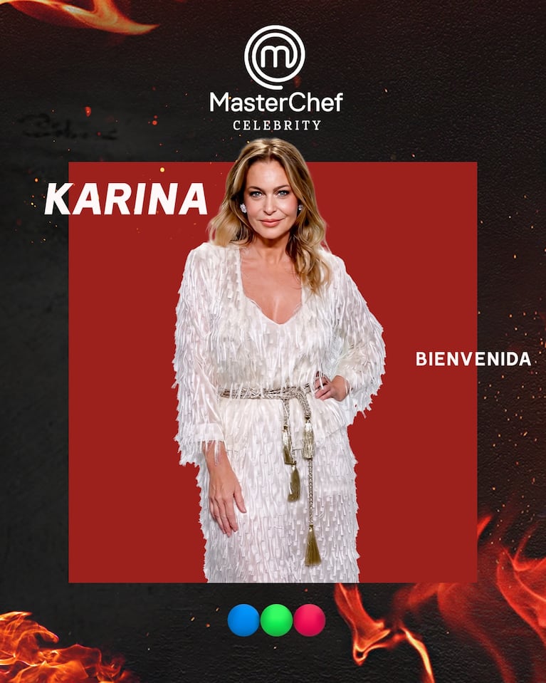 Karina Mazzocco en MasterChef Celebrity (Foto: Instagram @
masterchefargentina)