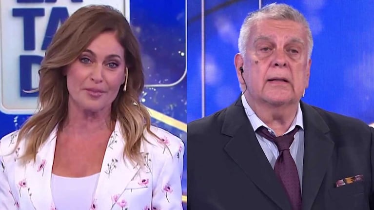 Karina Mazzocco y Luis  Ventura (Fotos: capturas América TV)