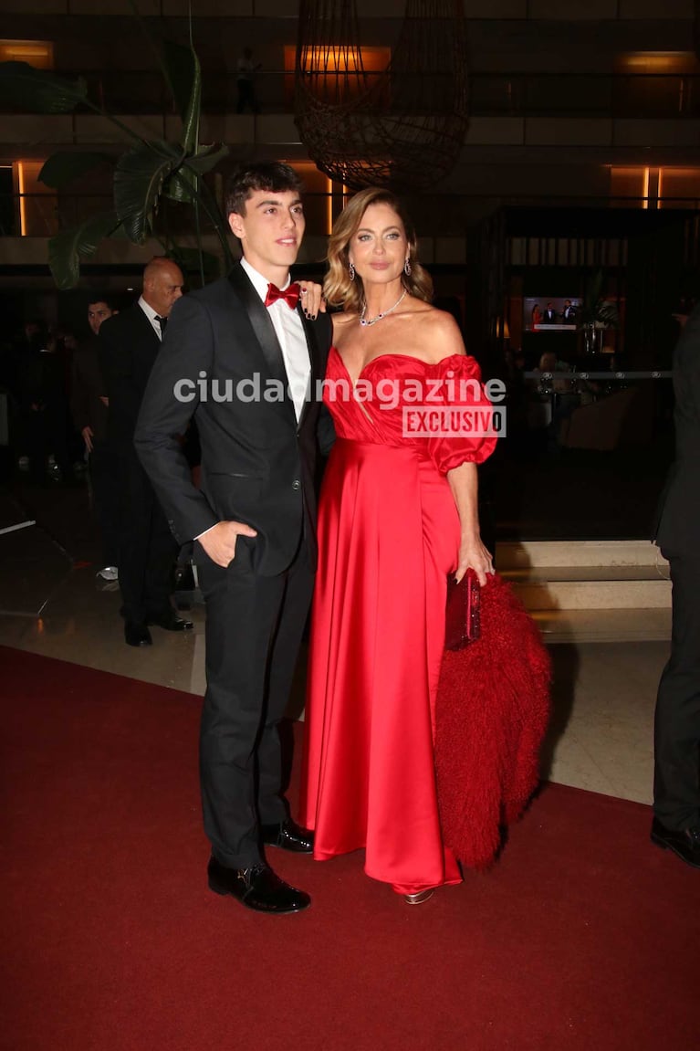 Karina Mazzocco y su hijo Malek (Foto: Movilpress)