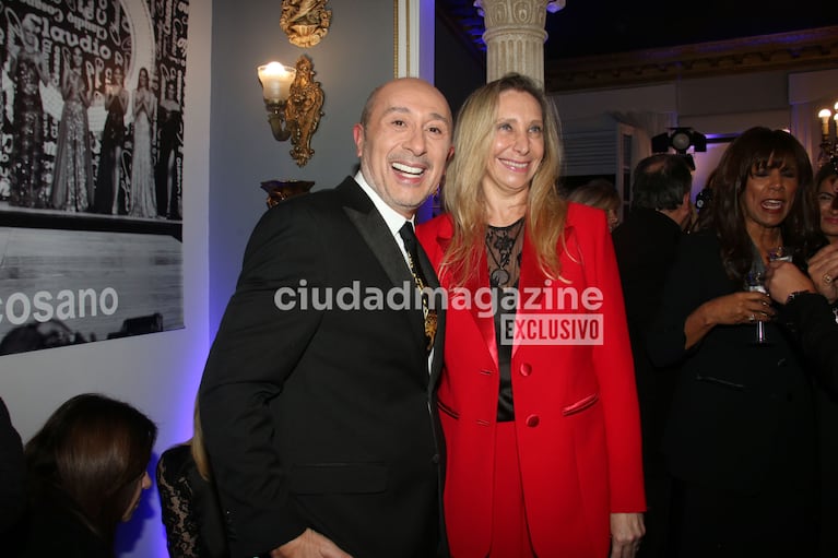 Karina Milei  en el festejo de Claudio Cosano por los 30 años de su atelier (Foto: Movilpress). 