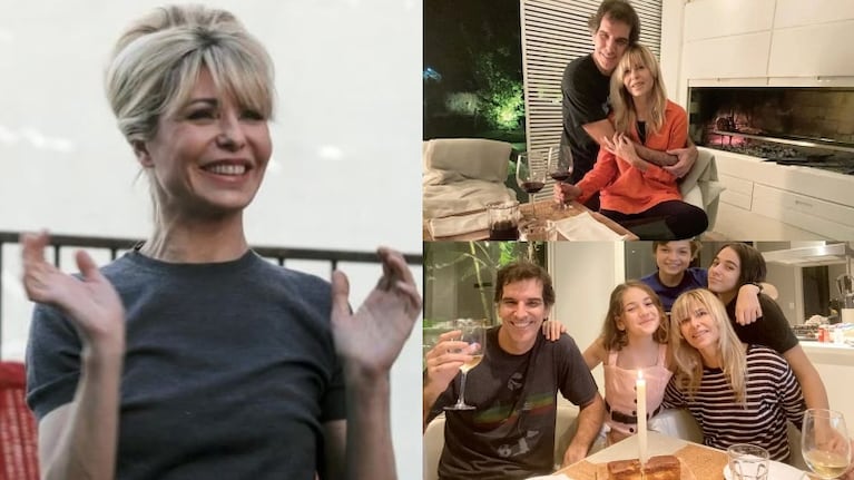 Karina Rabolini y el feliz festejo en familia de su cumpleaños. 