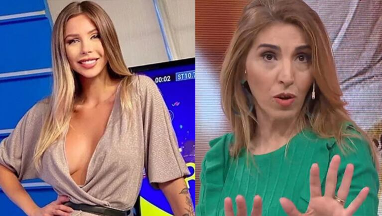Karina volvió a apuntar contra Romina por estar al frente de un noticiero.
