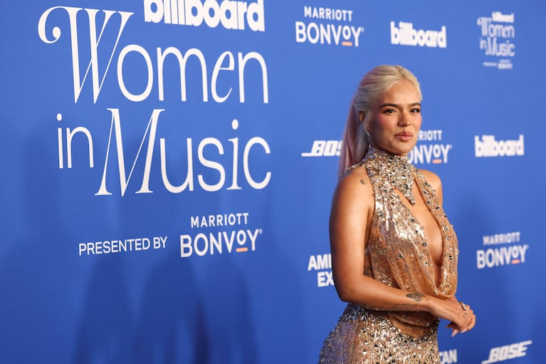Karol G attends the Billboard Women in Music Awards in Inglewood, California, U.S., March 6, 2024. REUTERS/Mario Anzuoni