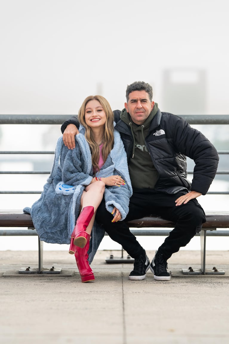 Karol Sevilla y Martín Sabán. (Foto: Album Sabán)