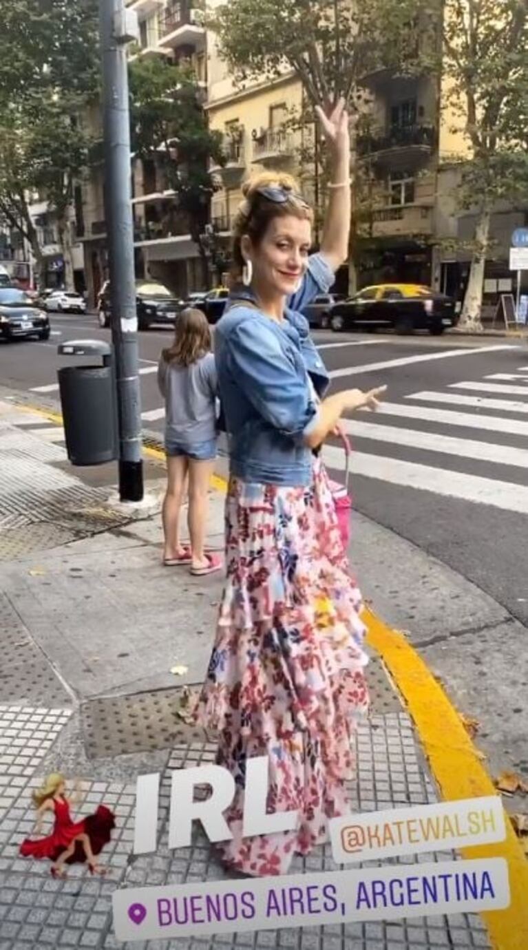 Kate Walsh, la famosa estrella de Grey´s Anatomy, de visita por Buenos Aires