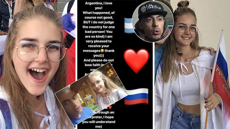 Katerina, la joven rusa burlada por Néstor Penovi, saludó a los argentinos. (Foto: Instagram)