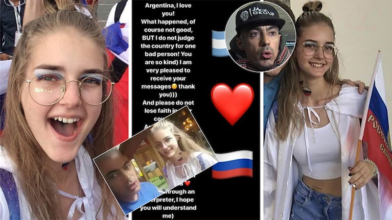 Katerina, la joven rusa burlada por Néstor Penovi, saludó a los argentinos. (Foto: Instagram)