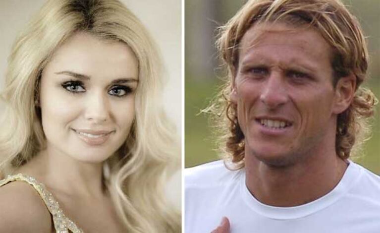 Katherine Jenkins y Diego Forlán. (Foto: Web)