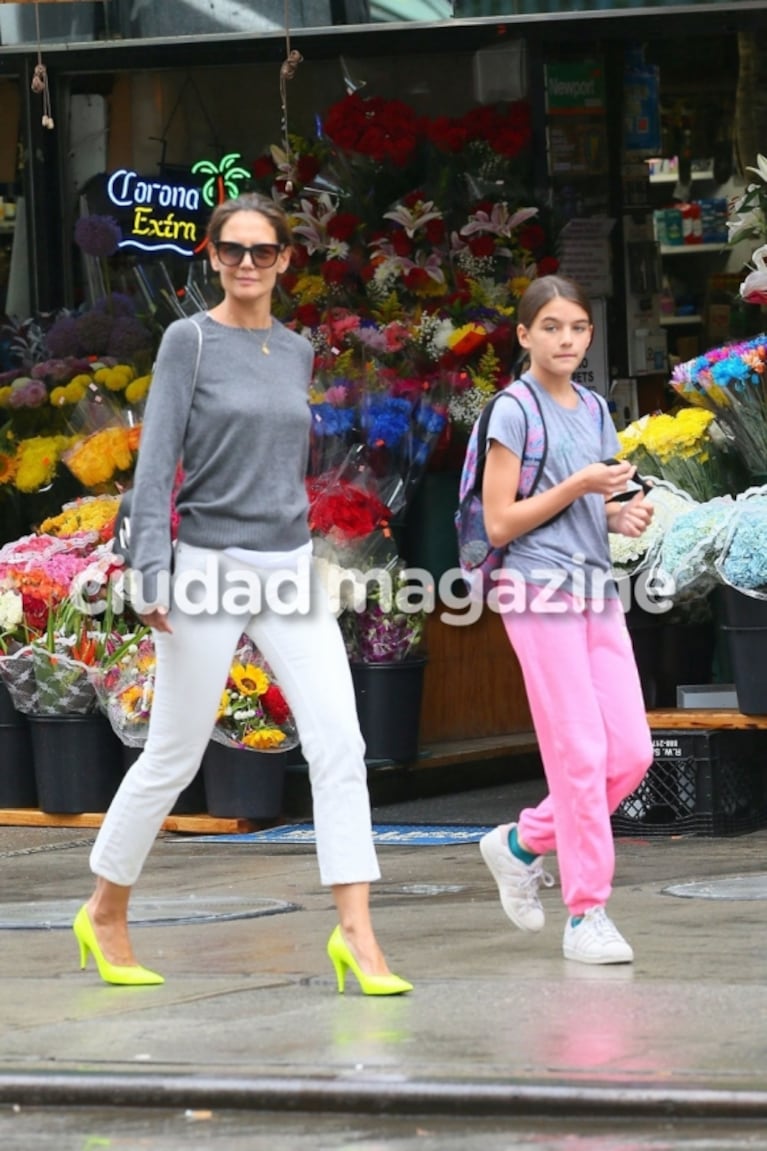 Katie Holmes y su hija Suri hace 5 años. 