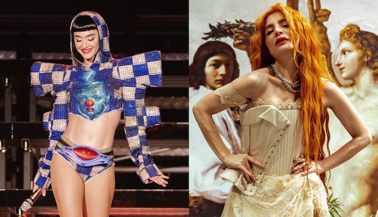 Katy Perry recibió un corset de Vero de la Canal y dijo que lo va a usar: el video | Créditos: Instagram @katyperry @verodelacanal