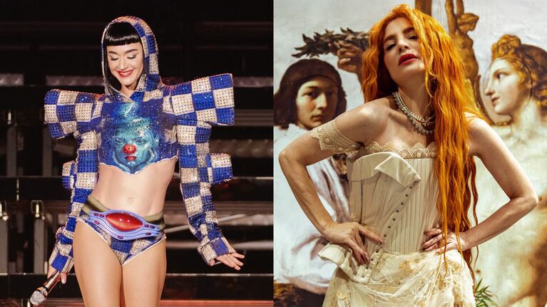 Katy Perry recibió un corset de Vero de la Canal y dijo que lo va a usar: el video | Créditos: Instagram @katyperry @verodelacanal