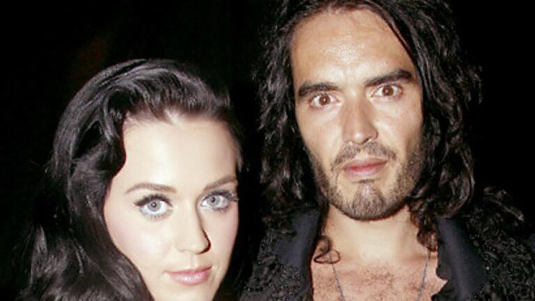 Katy Perry y Russell Brand (Foto: Web.)