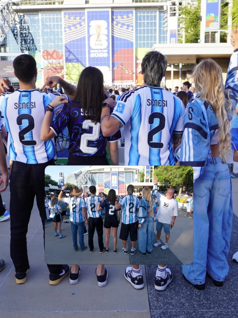 Kelci-Rose Bowers con la familia del futbolista. Foto: Instagram _kelci.rose_