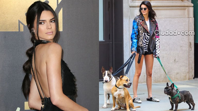 Kendall Jenner y su look súper excéntrico para una sesión en Nueva York (Fotos: AFP y GrosbyGroup).