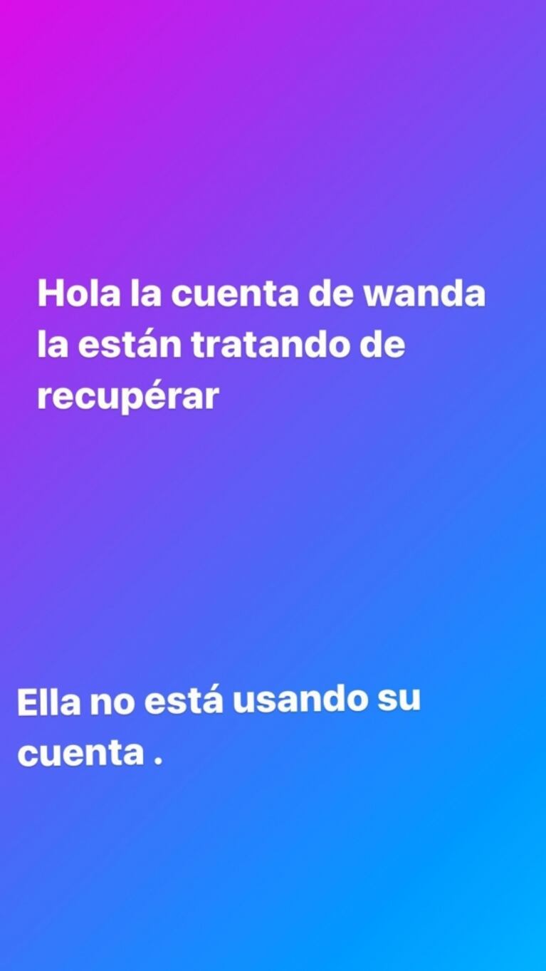 Kennys Palacios, el mejor amigo de Wanda Nara, explicó qué pasó con su cuenta tras los mensajes contra la China Suárez: "Ella no la está usando"